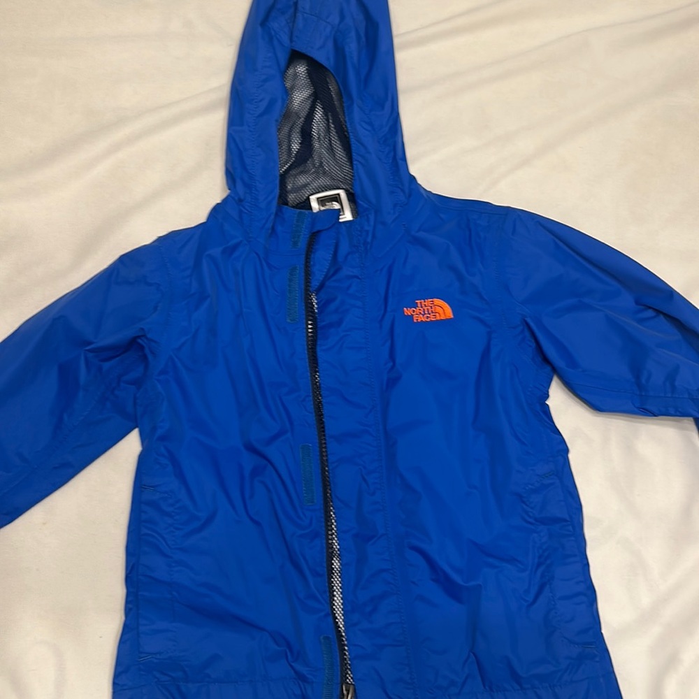 The North Face Boys 4T/4B Royal Blue HyVent Jacket